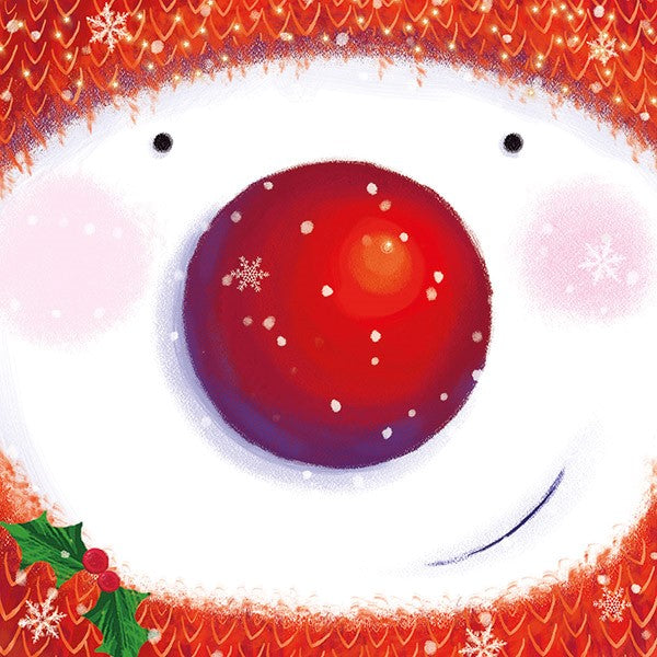 Red Nose Snowman - Christmas Cards pack of 10