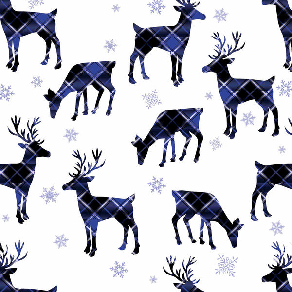 Tartan Deer - Christmas Cards pack of 10